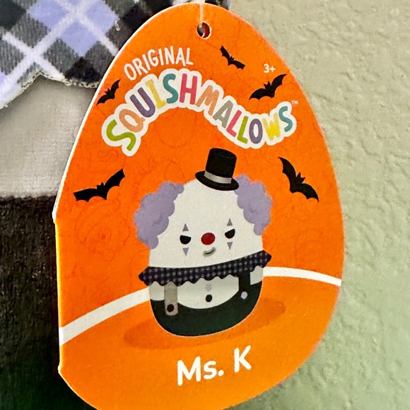Squishmallows Ms. K the CLOWN 10 INCH Halloween Plush - Picture 3 of 4